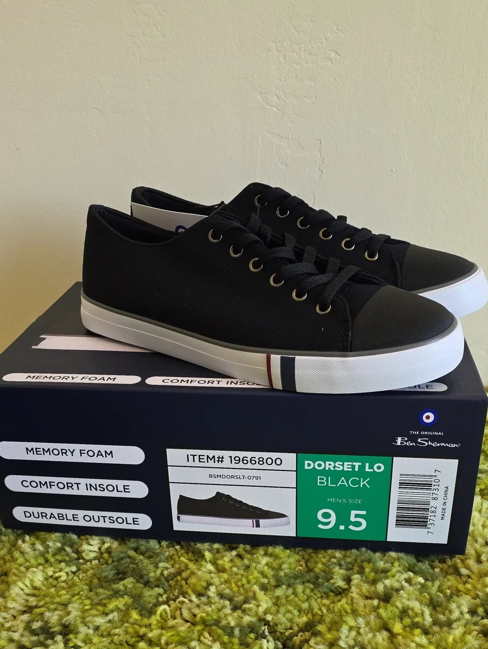 Ben Sherman Dorset Low NWT Black Size 9.5